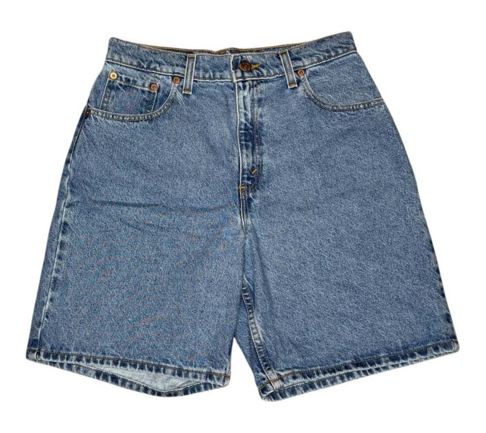 Vintage Levi's 551 Denim Jean Shorts Relaxed Fit Size 10